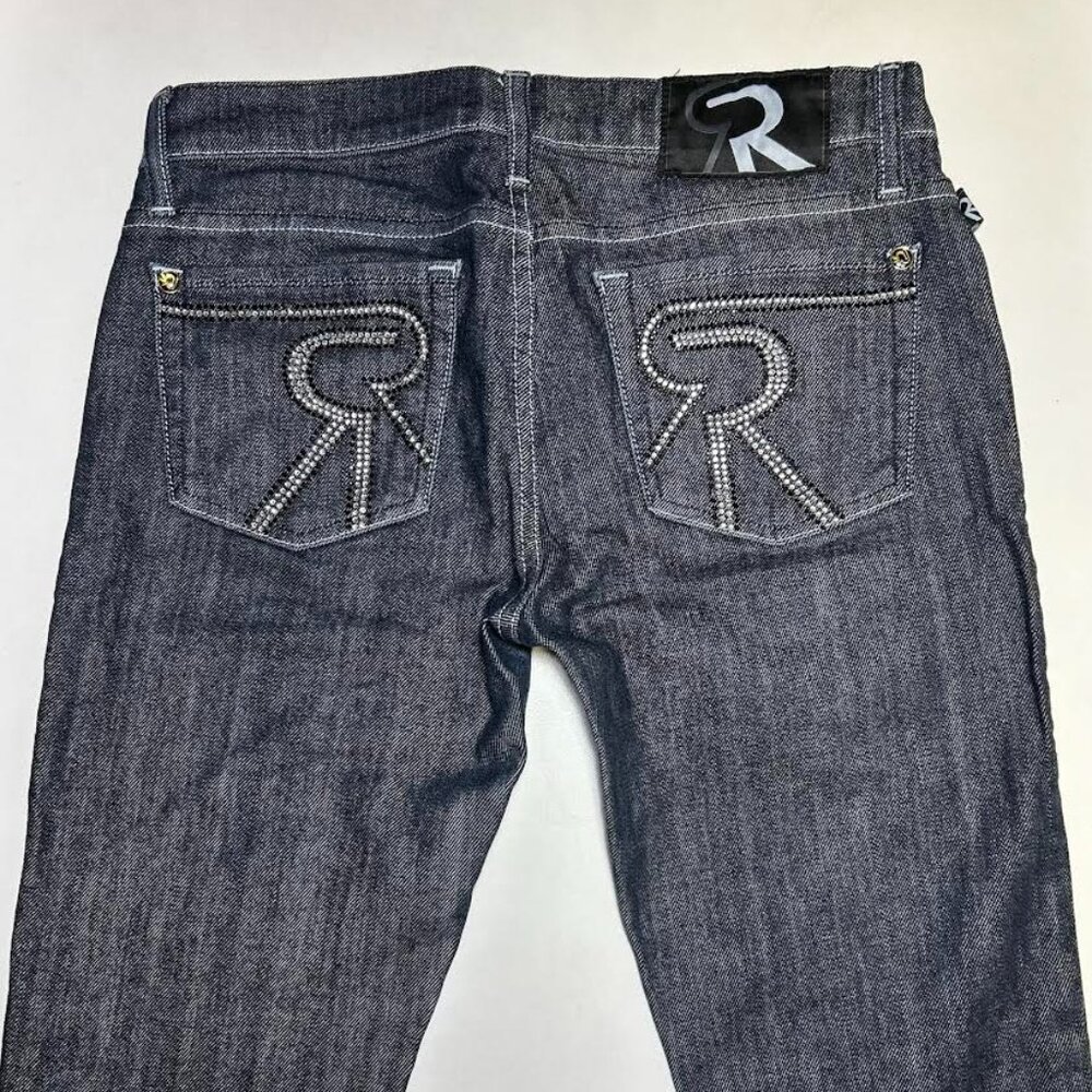 ROCK & REPULIC Dark wash Rhinestone jeans